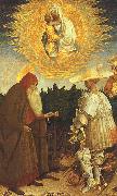 Antonio Pisanello The Virgin and the Child with Saints George and Anthony Abbot oil painting artist